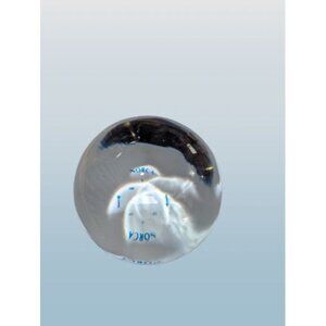 Norca Crystal Paperweight Sphere Vintage 2.5 in Diameter